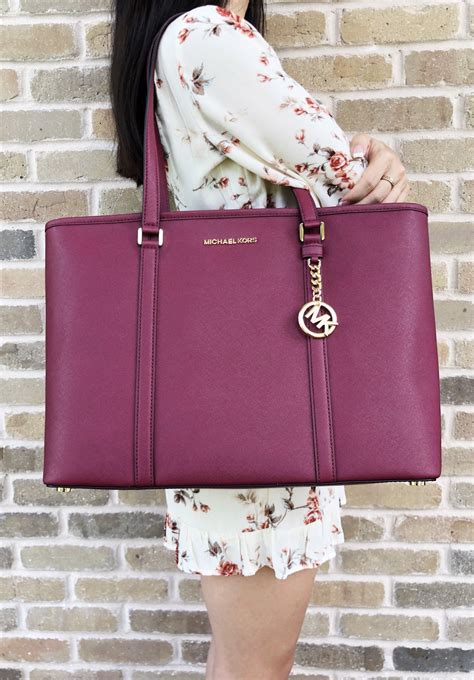 michael kors tote big enough for laptop|Michael Kors briefcase laptop.